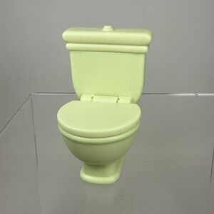 Bluey Family House Furniture Replacement Bathroom Toilet - Green